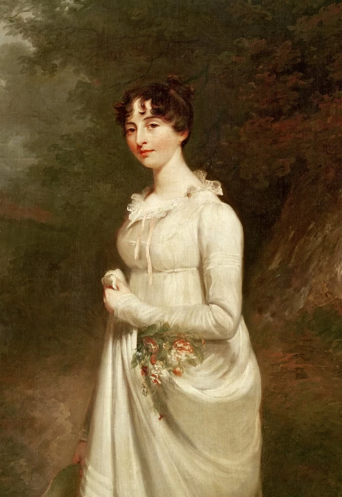 William Beechey - Ritratto di Marcia. B. Fox, dettaglio